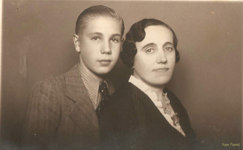 Branko Njakara sa majkim Milkom Njakarom